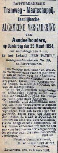 18940316 Jaarvergadering. (RN)