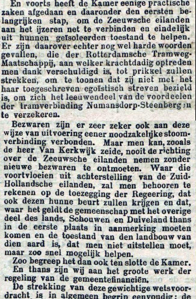 18970322 Debat verbindingen eilanden. (RN)