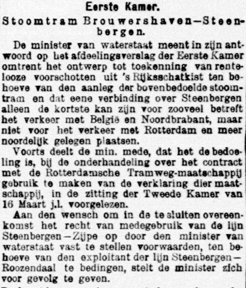 18970421 Stoomtram Brouwershaven. (DTG)