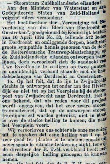 18980419 Bezwaar aanleg lijn 1. (RN)