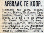 19130210 Afbraak te koop. (RN)