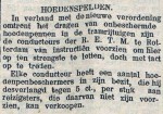 19131014 Hoedenspelden. (Tilburgsche Courant)
