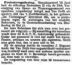 19140617 Protestvergadering. (Het Volk)