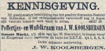 19140905 Kennisgeving. (RN)