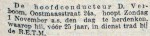 19141029 25 jaar in dienst. (RN)