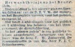 19141222 Wachthuisje opengesteld. (RN)