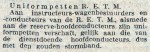 19150512 Uniformpetten. (RN)