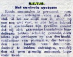 19160603 Controlesysteem. (De Tribune)