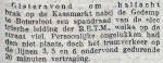 19160913 Spandraad gebroken. (RN)