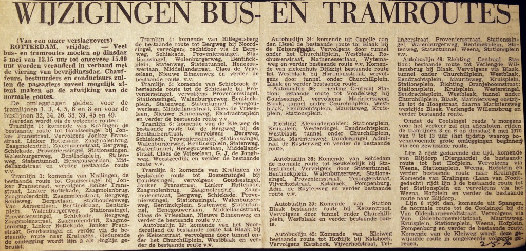 19700502 Wijziging bus en tram routes.