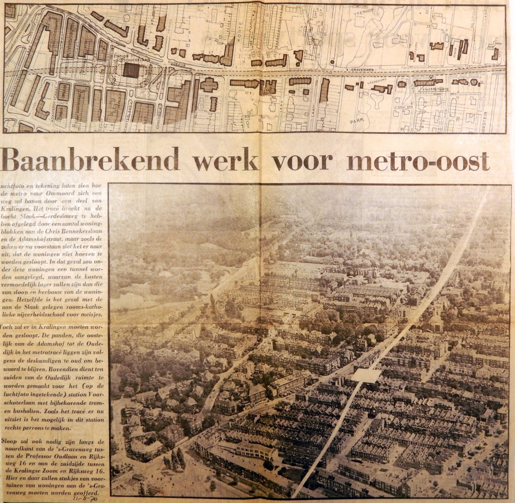 19700811 Baanbrekend werk voor metro-oost