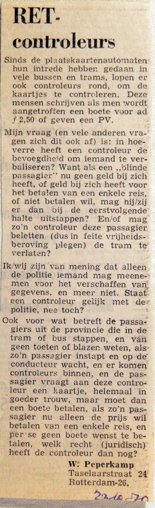 19701023 RET controleurs