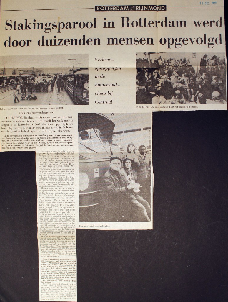 19701215 Stakingsparool in Rdam.