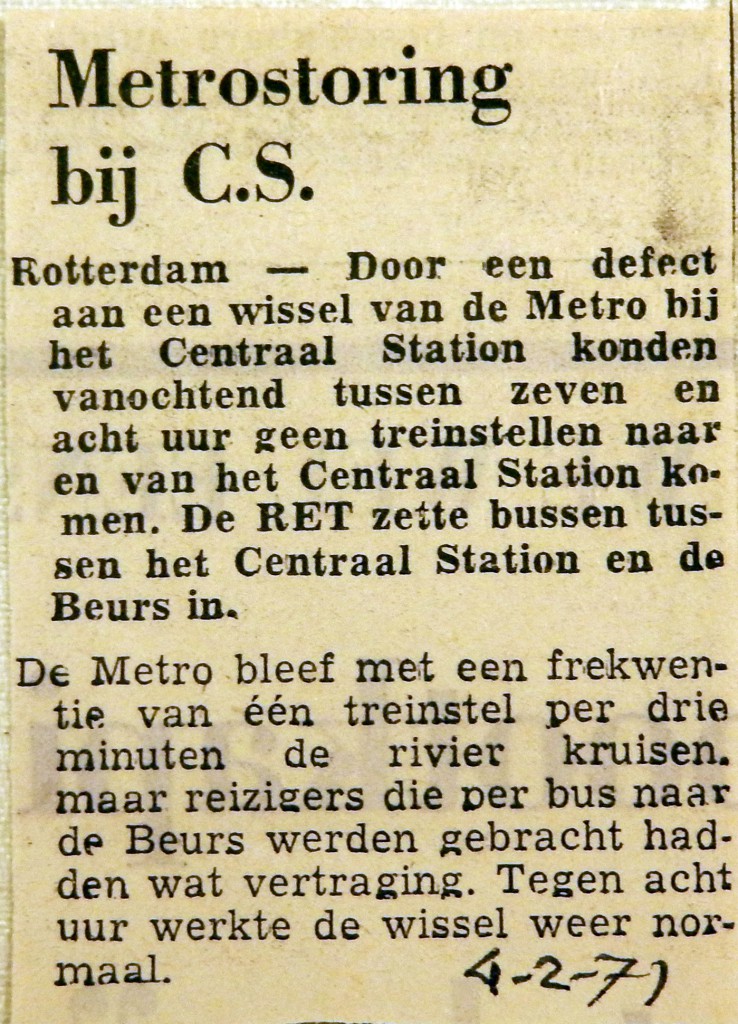 19710204 Metrostoring bij CS