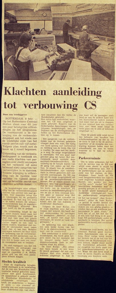 19710208 Klachten aanl. verbouwing. (NRC)