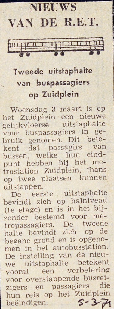 19710305 Nieuws van de RET.