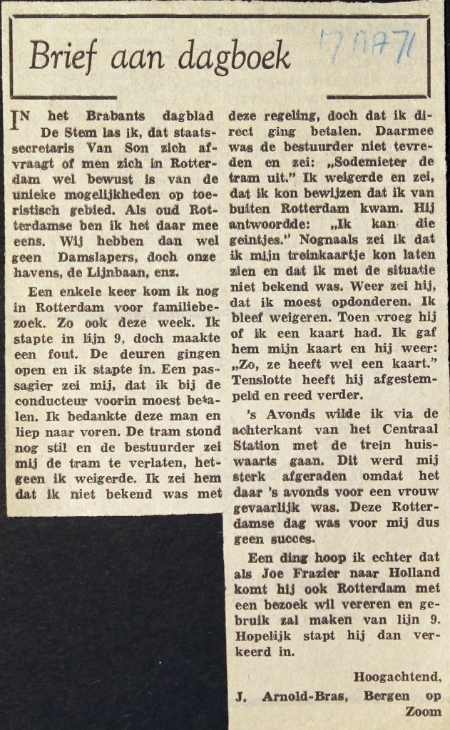 19710317 Brief aan dagboek.