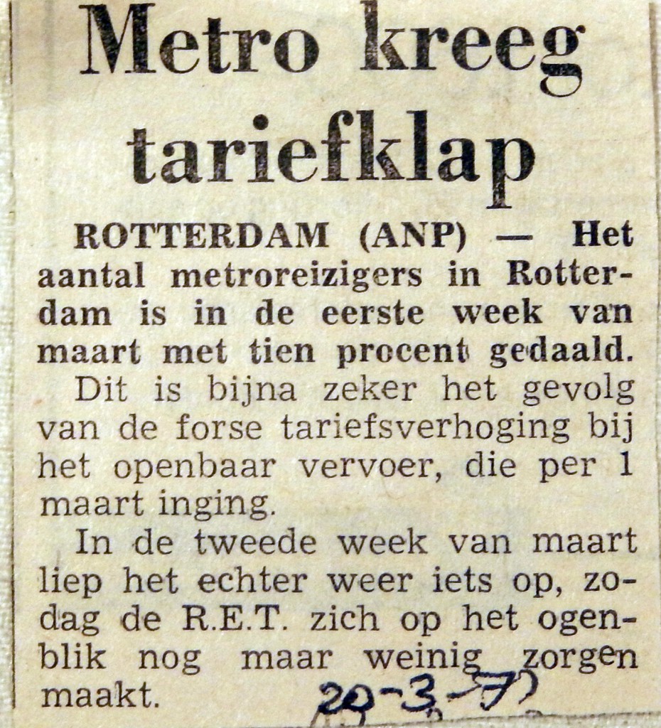 19710320 Metro kreeg tariefklap