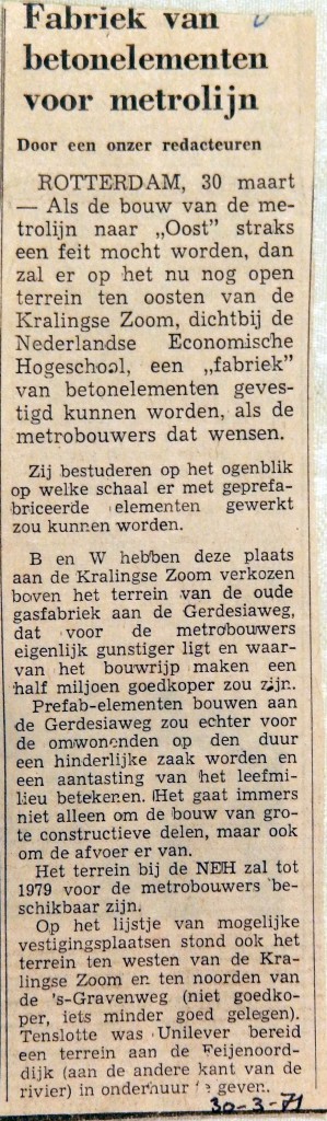 19710330 Fabriek van betonelementen voor metrolijn