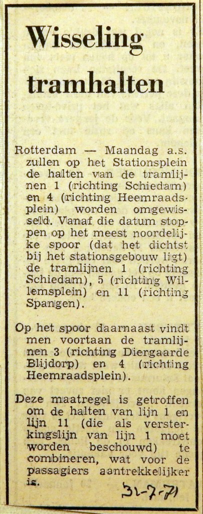 19710731 Wisseling van tramhaltes