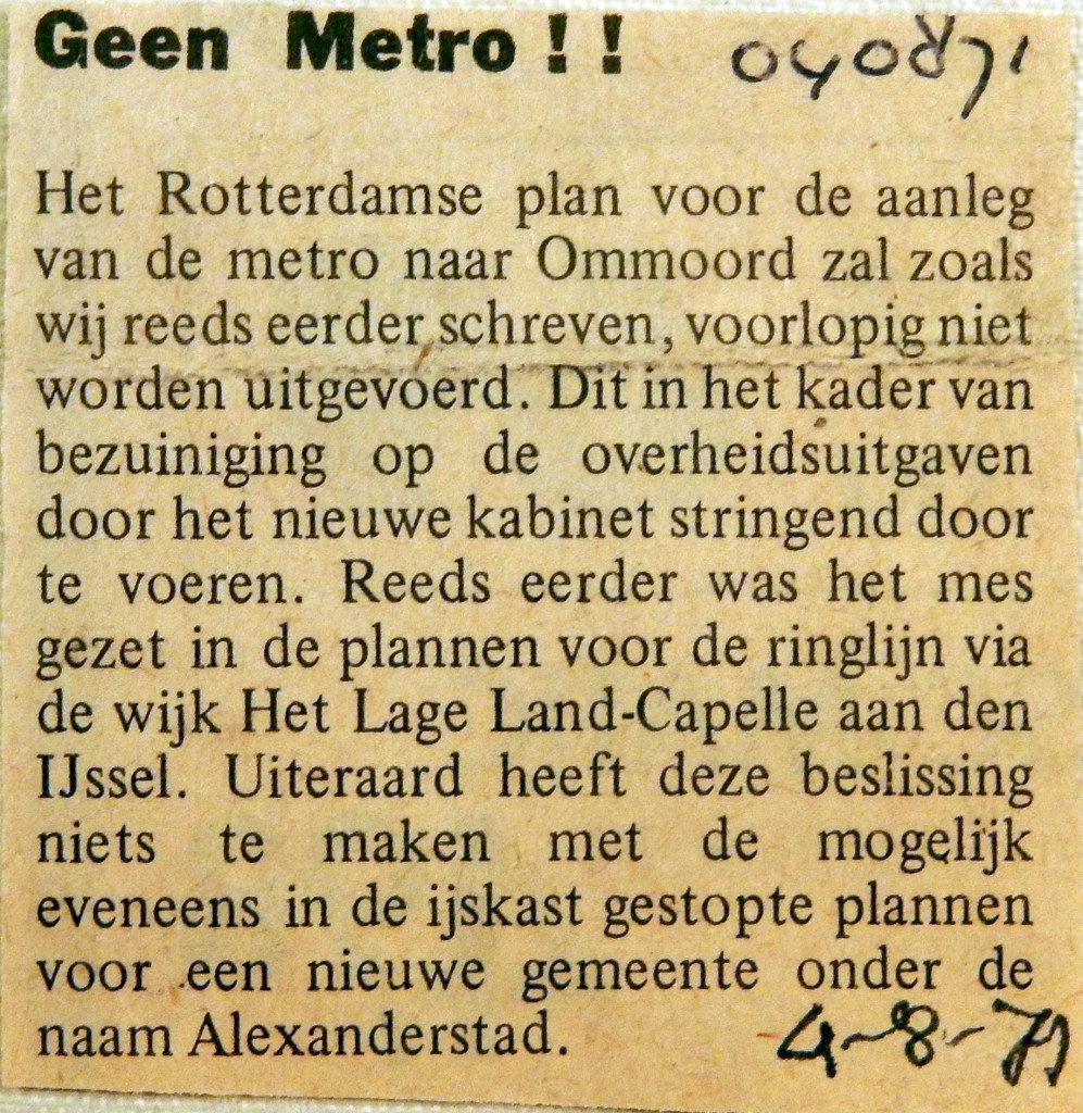 19710804 Geen metro