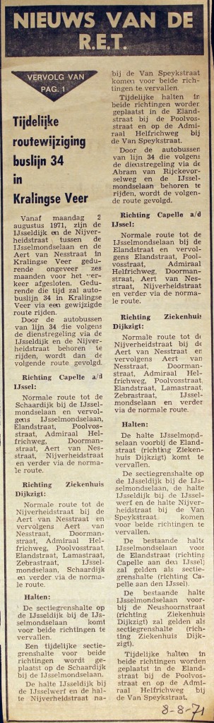 19710808 Nieuws van de RET.