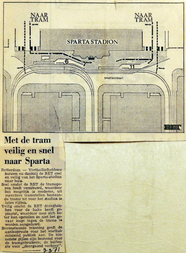 19710909 Met de tram veilig en snel naar Sparta