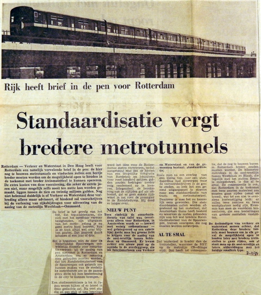 19711103 Standaardisatie vergt bredere tunnels