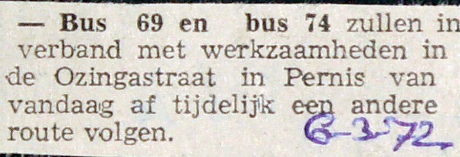 19720306 Lijn 69,74 omleiding.