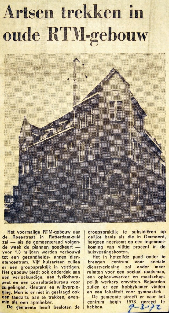 19720309 Artsen in RTM gebouw.