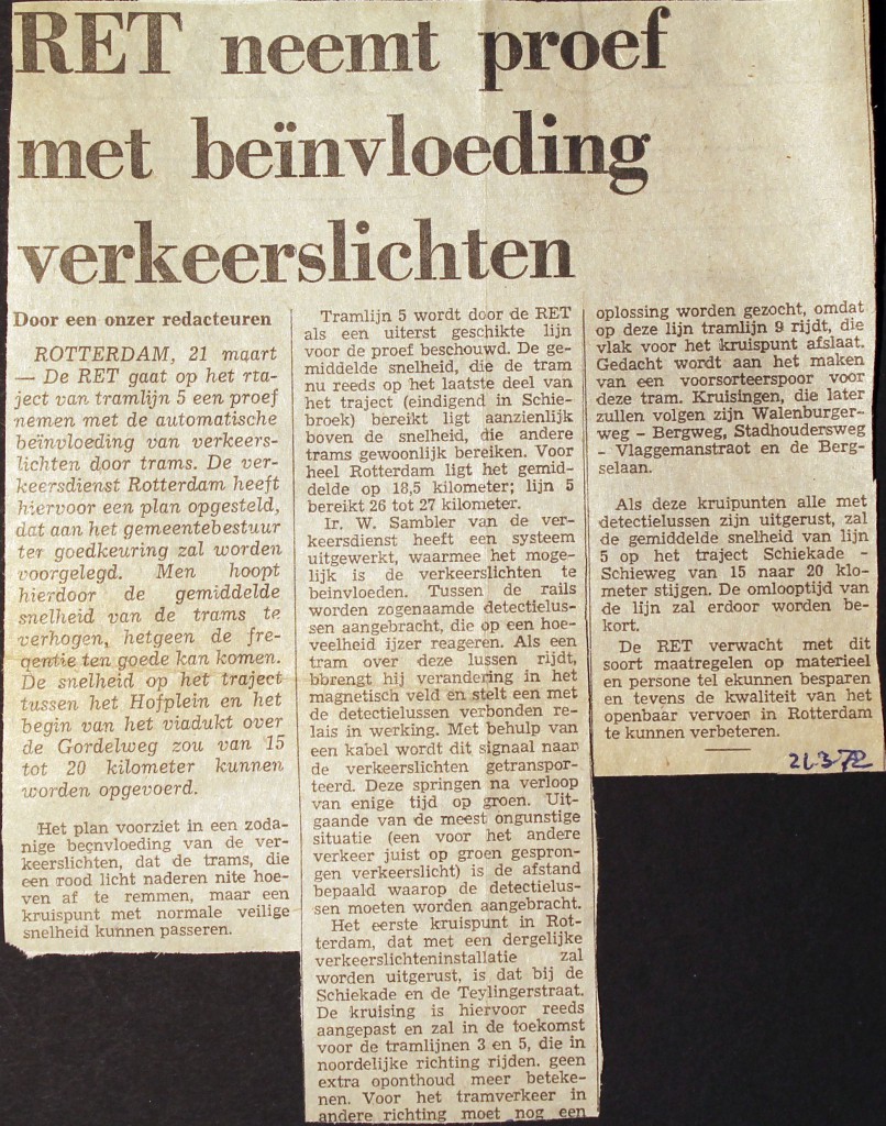 19720321 Proef beinvloeding verkeerslichten.