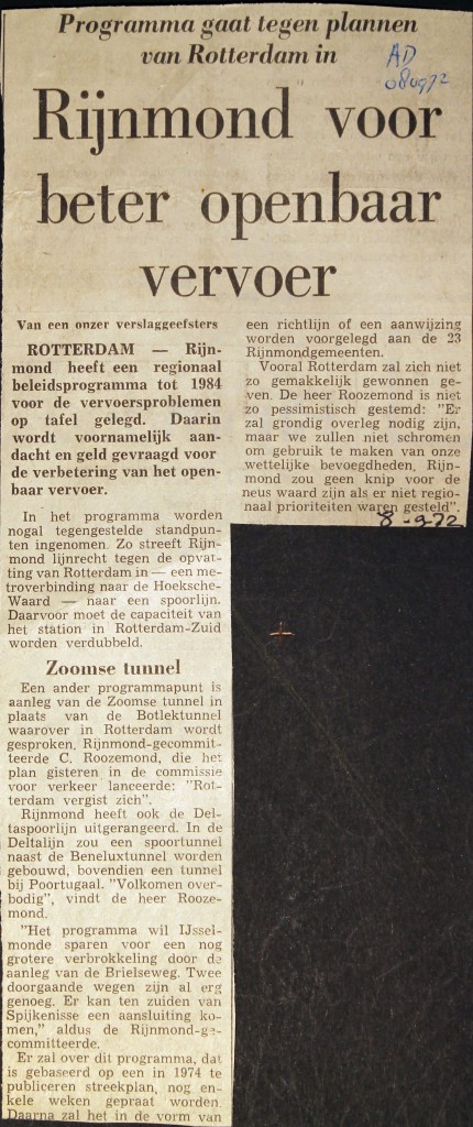 19720908 Rijnmond voor beter OV.