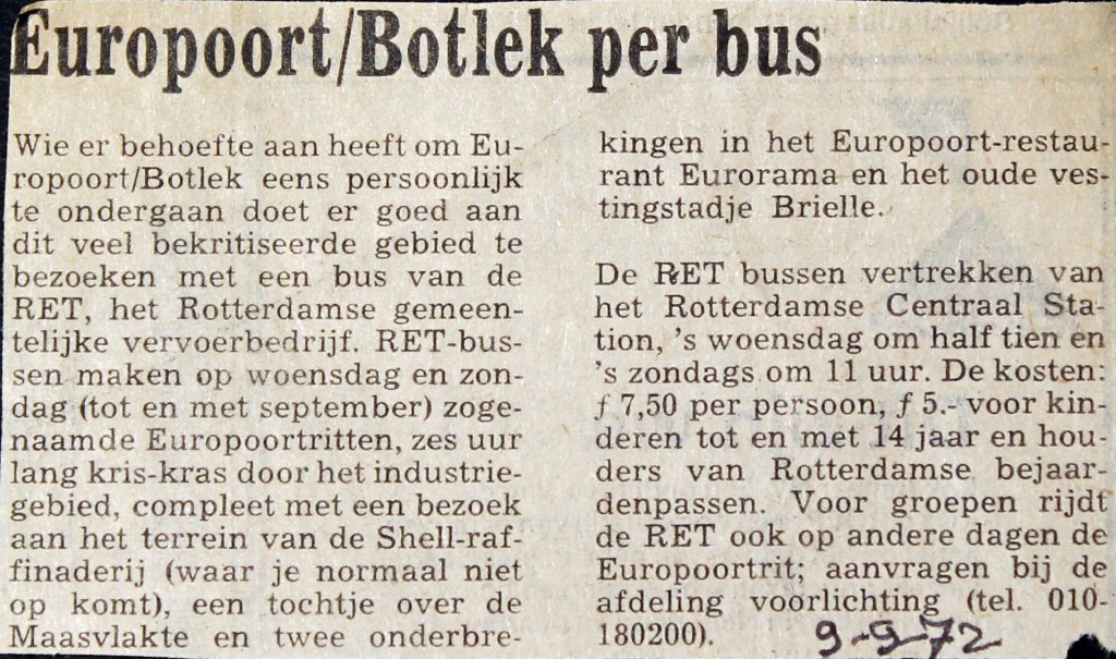 19720909 Europoort per bus.