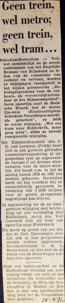 19720915 Geen trein, wel metro en tram.