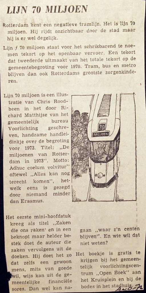 19721004 Lijn 70 miljoen.