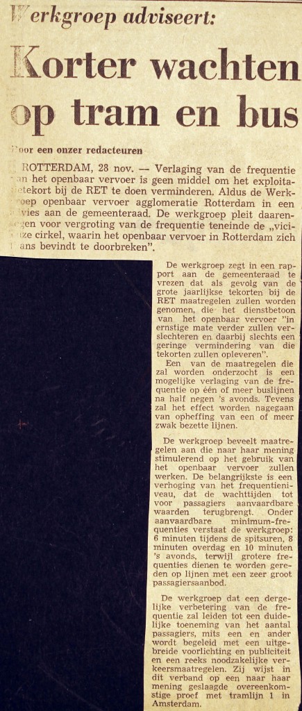 19721128 Korter wachten. (NRC)