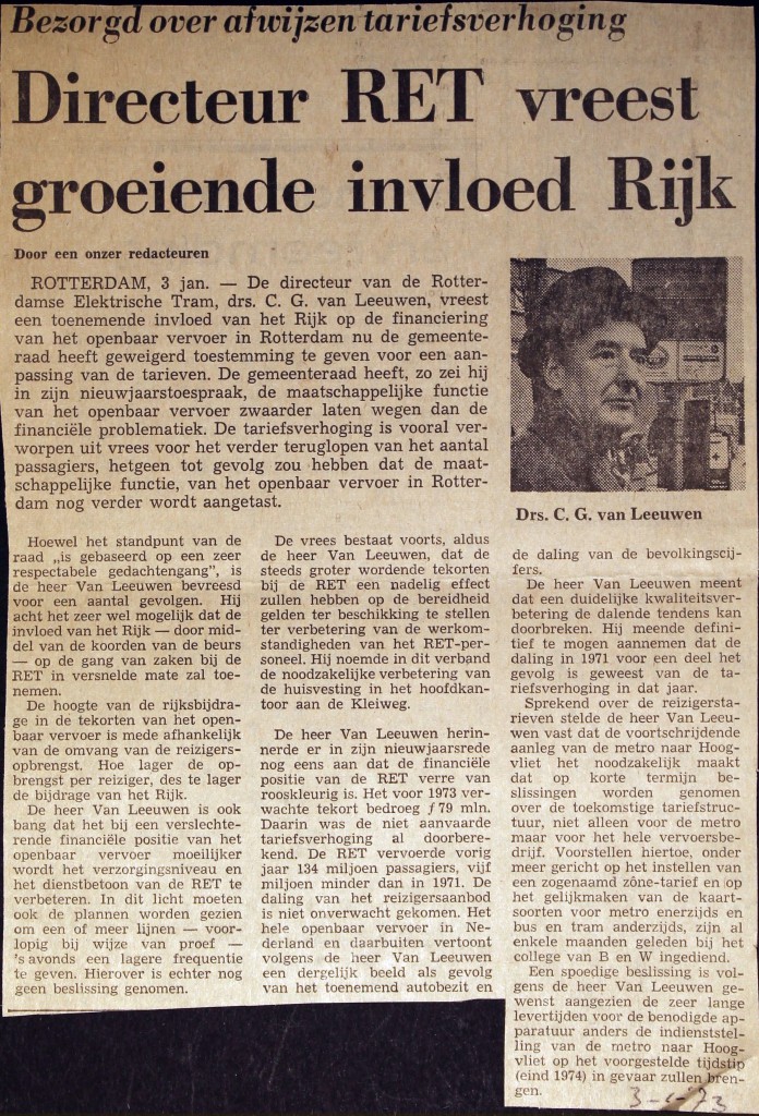 19730103 Directeur vreest rijk.