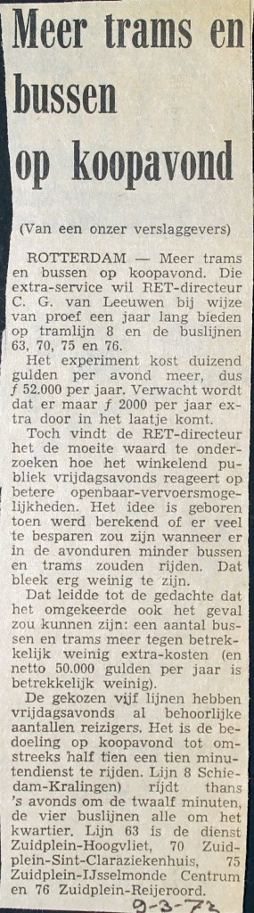 19730309 Meer trams en bussen.