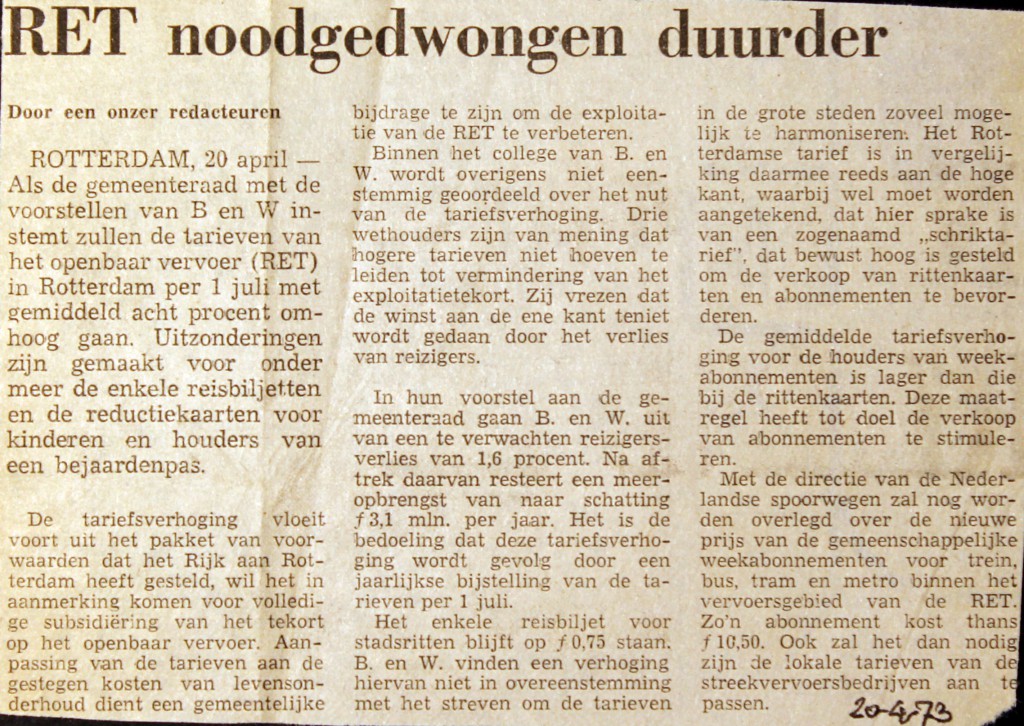 19730420 Noodgedwongen duurder.