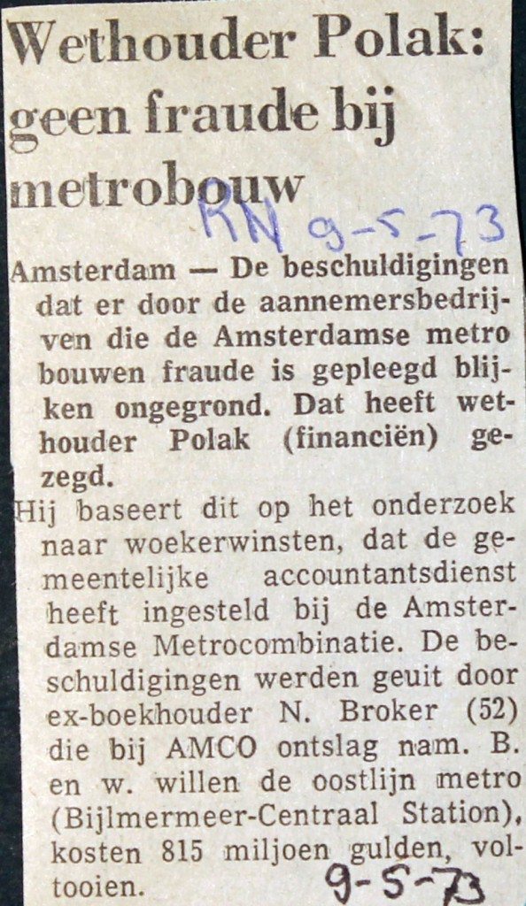 19730509 Geen fraude. (RN)