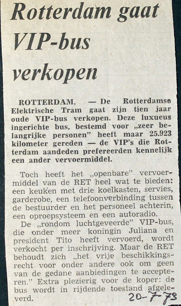 19730720 VIP bus verkopen.
