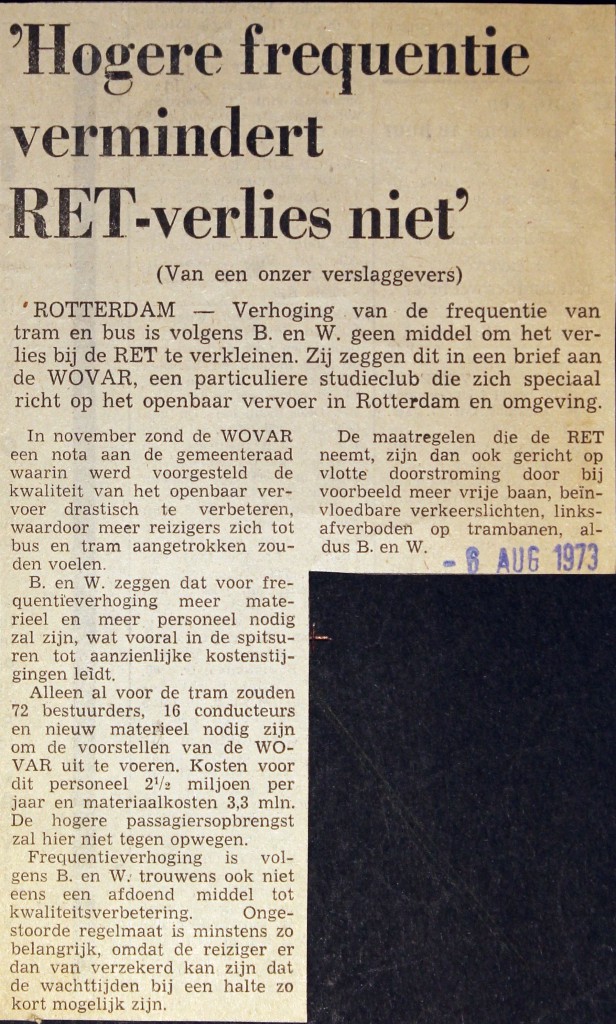 19730806 Hogere frequentie niet minder verlies.