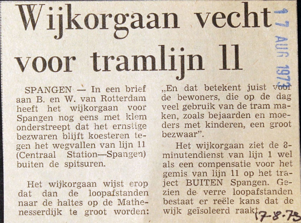 19730817 Wijk vecht voor lijn 11.