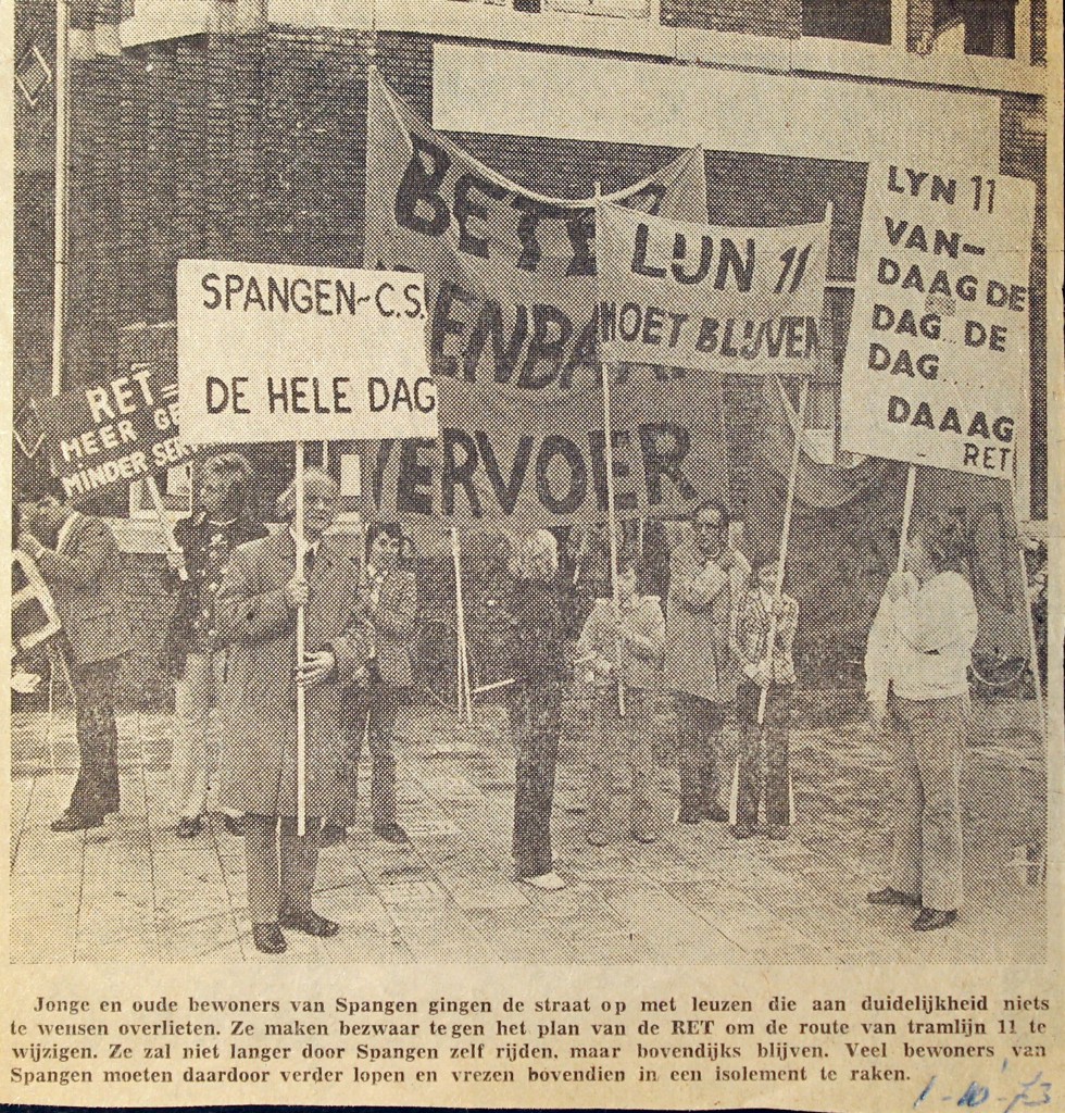 19731001 Spangen voor lijn 1.