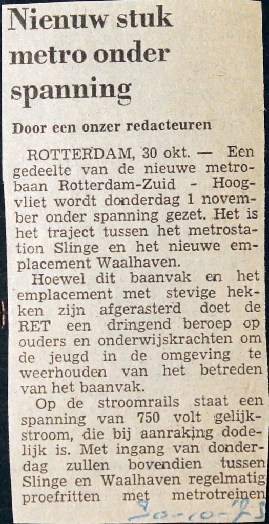 19731030 Nieuw stuk onder spanning.