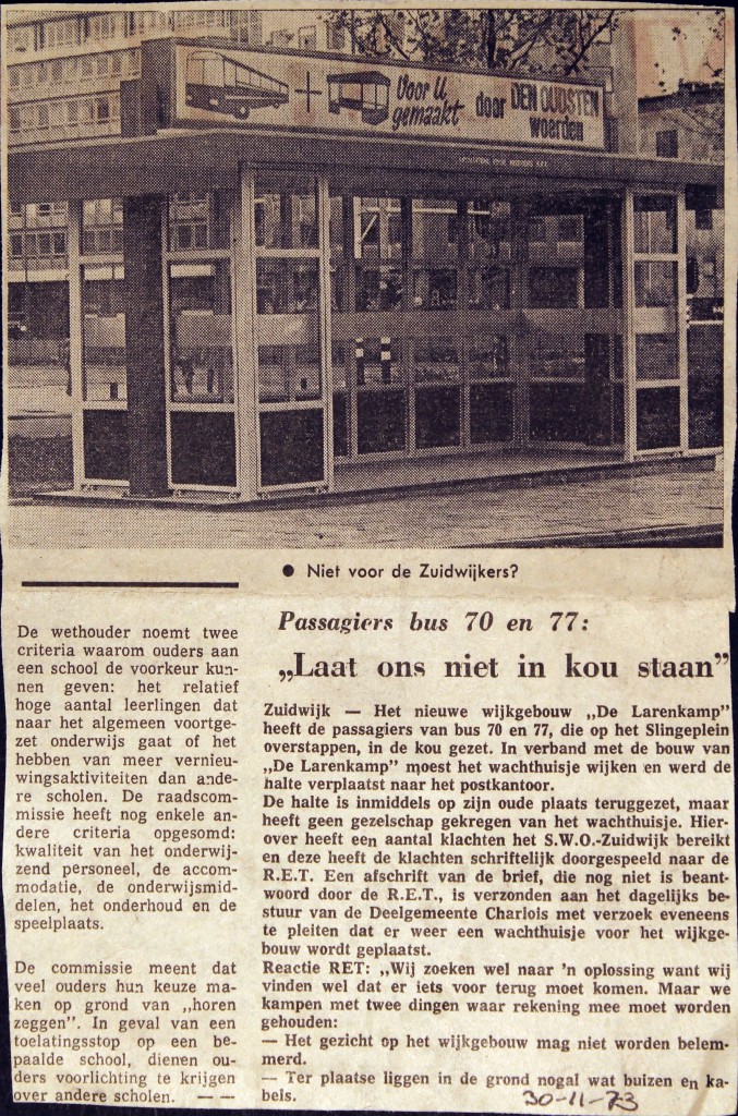 19731130 Laat ons niet in de kou staan.