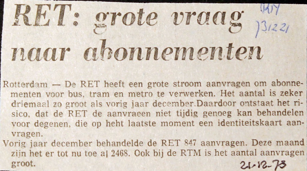 19731221 Vraag naar abonnementen. (RN)