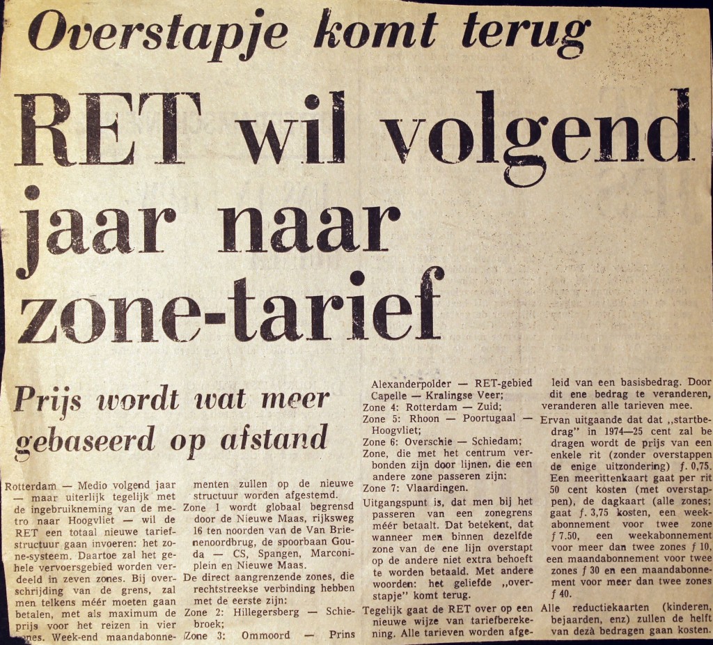 19731231 Volgend jaar zonetarief.