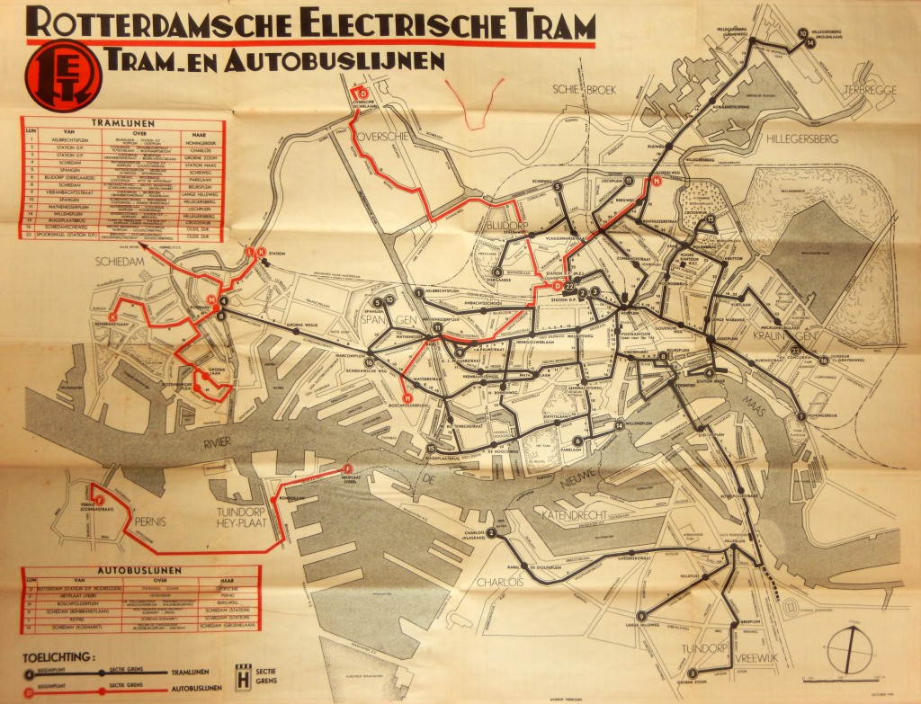 1940-10 lijnenkaart