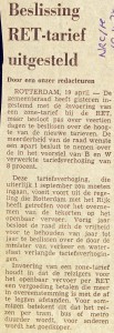 19740419 Beslissing tarief uitgesteld. (NRC)